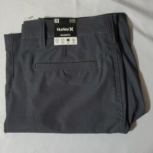 Hurley NWT Grey Hybrid Printed Mens Water Repellant Stretch Walkshorts Size 28